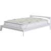 Italian Bed Linen Topper Imbottito e Trapuntato-Sottoposto al Trattamento Aloe Vera, Bianco, Singolo 85 x 195 cm