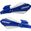 Circuit Equipment - Paramano SX Bicomp - Polimero leggero a doppia mescola, protezione dagli impatti e vestibilità universale - Ideale per motociclisti fuoristrada e urbani - Blu/Bianco