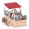 Papo - Box e Accessori Giocattolo Bambino - 3 Anni + - Collezione Mondo Equestre - Gioco Creativo Cura dei Cavalli - Idea Regalo Giocattolo Bambina Bambino