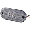 HELLA VALUEFIT 2PG 357 009-121 Luce di posizione, LED, 24V, Montaggio, esterno/Raccordo a vite, colore diffusore luce cristallino, colore luce LED giallo, anteriore, Quantità 1