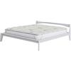 Italian Bed Linen Topper Imbottito e Trapuntato-Sottoposto al Trattamento Aloe Vera, Bianco, Matrimoniale 165 x 195 cm