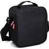 TATAY Borsa Termica Porta Pranzo Impermeabile - Urban Food Casual Glass 3,5L | 2 Contenitori in Vetro 0,57L | Triplo Strato Isolante | Corpo Semirigido | Tasca Interna | 22x12x21,5 cm, Nero
