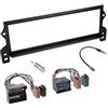 Sound Way Sound-way Kit Montaggio Autoradio, Mascherina 1 DIN, Adattatore Connettore ISO, Adattatore Antenna, Adattatore Antenna Fakra, compatibile con Mini Cooper