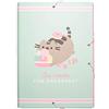 Grupo Erik: Cartellina rigida Pusheen Foodie | Cartella portadocumenti A4 espandibile, 34 x 24,5 cm, Cartella a 3 lembi con elastico, Cartelletta Porta Documenti in cartone, Licenza Ufficiale