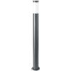 V-TAC PORTALAMPADA DA TERRA 1 X E27 ACCIAIO INOX GRIGIO SCURO IP44 110 CM VT-838G-LED8963