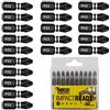 SabreCut 20 punte per cacciavite a percussione SabreCut SCPB25_20 da 25 mm PZ2 PZ3 PH2 a un'estremità PoziDriv POZI n. 2 n. 3 Phillips n. 2 per impieghi gravosi con scatola di immagazzinaggio