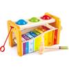 Hape Banco delle Palline con Xilofono | Giocattolo Musicale di Legno Resistente per Bambini