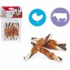 Camon Twist Bicolore con Pollo e Pelle di Bovino - AB335 - Camon - Twist Bicolore con Pollo e Pelle di Bovino - 70GR
