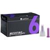 Wellion AGO PER PENNA DA INSULINA WELLION MEDFINE PLUS 6 31 GAUGE LUNGHEZZA 6 MM 100 PEZZI