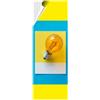 Adesivi in pvc formato cm 7,4x21 per esterno pellicola bianca 100 pezzi