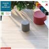 Elleci Office MANTRA pouf tondo diametro 40 attesa rivestimenti tessuto ONE class 1 IM