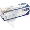 thermohauser Sac à poche usa e getta (plastica PE) frullato, trasparente, 100 pezzi, 40,0 x 23,0 x 0,009 cm