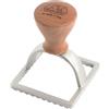 Marcato SC-Q58-CLS stampino, Quadrato, Alluminio e Legno, Argento, Linea Premium.