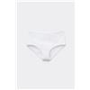 Tezenis Culotte In Cotone Con Pizzo Riciclato Donna Bianco