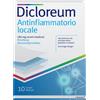 ALFASIGMA SPA DICLOREUM ANTINFIAMMATORIO LOCALE 10 CEROTTI MEDICATI 180MG