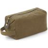Quadra Pochette uomo personalizzato Quadra Canvas Wash Bag personalizzate o neutre