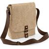 Quadra Borsa tracolla Quadra Vintage Canvas iPad/Tablet Reporter personalizzate o neutre