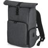 Quadra Zaino porta pc Quadra Q-Tech Charge Roll-Top Backpack personalizzate o neutre