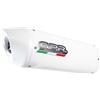 Gpr Exhaust Systems Albus Ceramic Double Bolt On Muffler Comet 650 Gt/r 04-16 Homologated Bianco