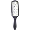 MasterCraft MASTER CLASS Kitchen Craft West Blade-Grattugia da Formaggio Portatile in Acciaio Inox con Manico, 30 x 6,5 cm, Fori Grossolani, Inossidabile, Nero, 30 x 6.5 x 4.5 cm