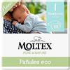 Moltex Pure & Nature - Pannolini ecologici Taglia 1 (2-5 kg) - 88 pannolini