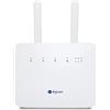 Digicom 4G+ LiteRoute Plus Router 4.5G CAT6 300Mbps, Wi-Fi AC1200 Dual-Band, 4 Porte (3LAN - 1LAN/WAN) Gigabit, Non richiede configurazione, Bianco