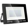 Blivrig 300W Faretto LED da Esterno, 30000LM Proiettore Faro LED, Bianco Caldo 3000K,Impermeabile IP66 Fari LED Lampada Luce di Sicurezza Potente Super Luminosa per Giardino Corridoio Cortile