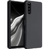 kwmobile Custodia Compatibile con Sony Xperia 10 III Cover - Back Case per Smartphone in Silicone TPU - Protezione Gommata - nero