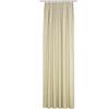 Wirth la Sciarpa con Fascia Increspata in Poliestere, Cotone, Beige, 150 x 132 cm