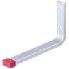 Alberts GAH-Alberts 805500 Gancio a parete, Alluminio, 90 x 160 mm / 10 Stk