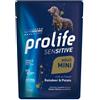 Prolife Sensitive Adult Mini Renna e Patata Umido per Cani - 100 g - KIT 12x PREZZO A CONFEZIONE