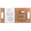 Set con gadget matite colorate Folder 2 Go personalizzate o neutre