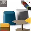 Elleci Office MANTRA pouf triangolare attesa rivestimento tessuto MINI class 1 IM