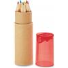 Set 6 matite personalizzate con nome colorate Petit Lambut personalizzate o neutre