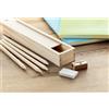 Set con 12 matite legno personalizzate in box personalizzate o neutre