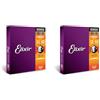 Elixir Strings Phosphor Bronze Acoustic Guitar Strings w NANOWEB Coating, Custom Light (.011-.052) & Strings Phosphor Bronze Acoustic Guitar Strings w NANOWEB Coating, Light (.012-.053)