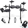 Alesis Turbo Mesh Kit + DRP100 - Batteria Elettronica con Pelli Mesh, 120 Suoni, 30 Tracce di Accompagnamento, Accessori + Cuffie per Batteristi