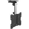 Puremounts Pm-Slope-37 - Sostegno Tv/LCD da Soffitto Vesa 200 X 200, Nero