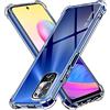 iVoler Cover per Xiaomi Redmi Note 10 5G e Xiaomi Poco M3 PRO 5G, Custodia Trasparente per Assorbimento degli Urti con Paraurti in TPU Morbido, Sottile Morbida in Silicone TPU Protettiva Case