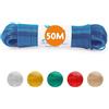 LaundrySpecialist Stendibiancheria 50 metri con anima in acciaio - MADE IN HOLLAND - resistente alle intemperie e lunghissimo - stendibiancheria antiscivolo per casa e campeggio - extra resistente -LaundrySpecialist