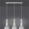 Lampadario a sospensione AKARI 3 WHITE