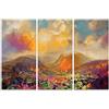 Scott Naismith Art Group The Nevis Range Scott Naismith Stampe da Parete, Stampa su Tela, Legno, Multicolore, 10 x 150 x 1,3 cm