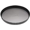 Master Class MasterClass 28cm Loose Bottomed Tart Tin, Fluted Round Quiche Pan con PTFE, PFOA e BPA Free Non Stick, Robusto 1mm Thick Carbon Steel, 11 Inch