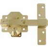 Amig - Serratura da applicare | 105 x 170 mm | D'oro | Cilindro di Sicurezza e Chiusura di Apertura da 50 mm | Resistente all'estrazione, allo strappo e alla rottura | Ideale per porte d'ingresso