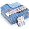 Glart 432S panni per lucidatura, 3 pezzi da 40x40 cm, 530 GSM, microfibra