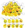 JZK 50 x Emoticon portachiavi emoticon porta chiavi idea bomboniera pensierino omaggi regalino gadget dopo festa compleanno bambini adulti