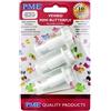 PME Mini Farfalla stantuffo, Colore: Bianco, Pezzi