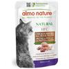 Almo Nature HFC Natural, Alimento Umido per Gatti - Petto di Pollo con Filetto d'Anatra, Human Grade, Gluten Free, Monoproteico, 55g, Confezione da 24