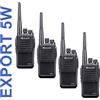 Midland 4 pezzi Export 5W ricetrasmettitore bibanda PMR446 lpd IP67 - G15-PRO - C1127