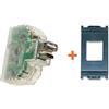 Fanton caricatore carica tutto USB A+C 2,4A compatibile Vimar Idea Grigia - 82893-VG